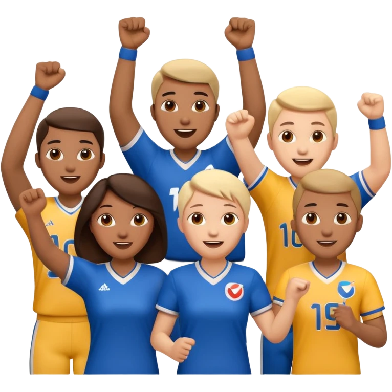 толпа 3д фото фанаты emoji