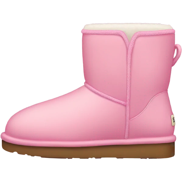 Pink ugg boot emoji