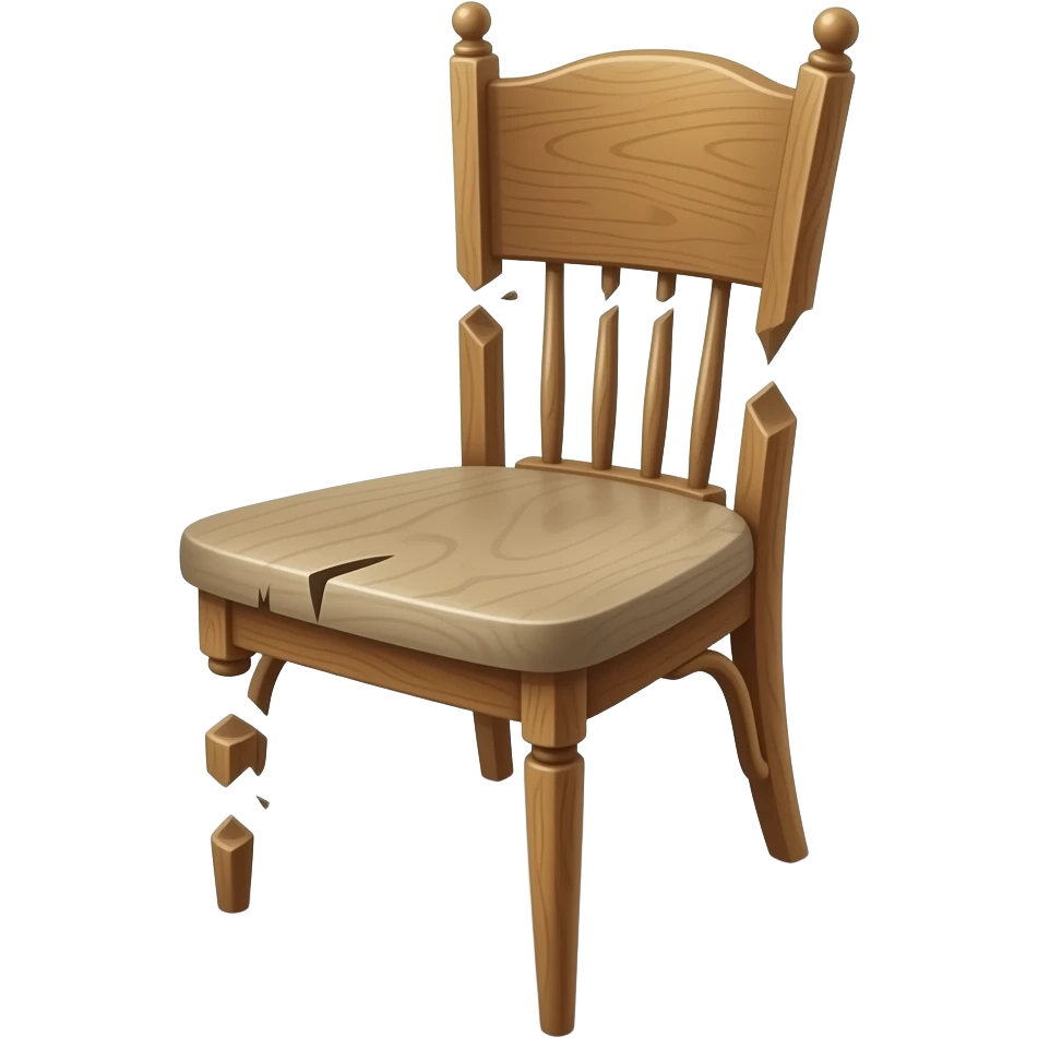 broken chair emoji