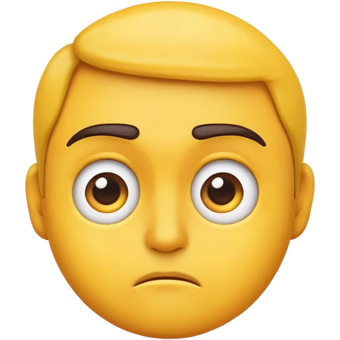 emoji looking to the side judgemental emoji
