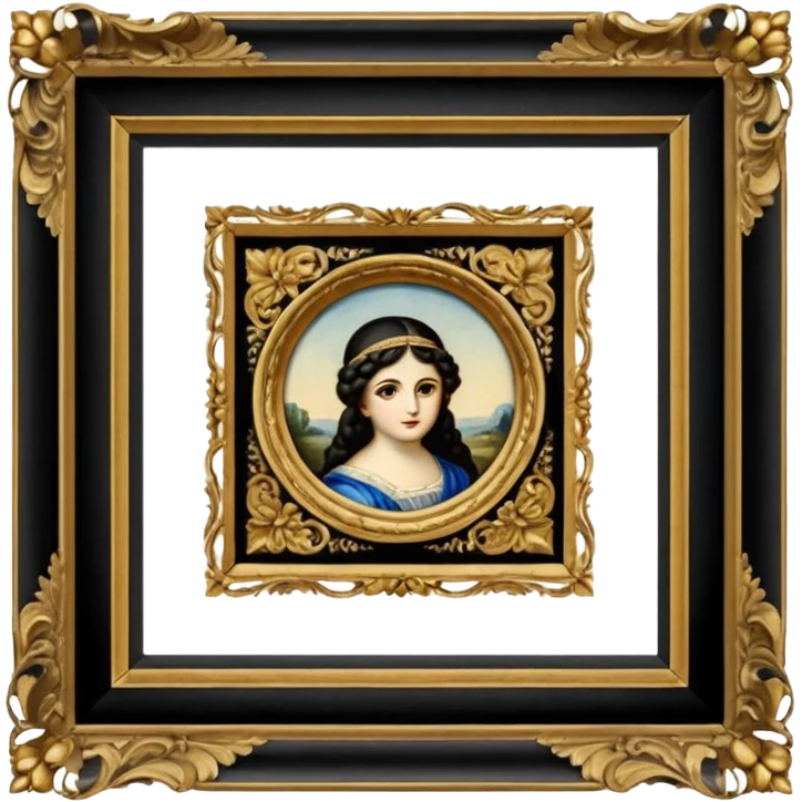 Old painting in the auction emoji