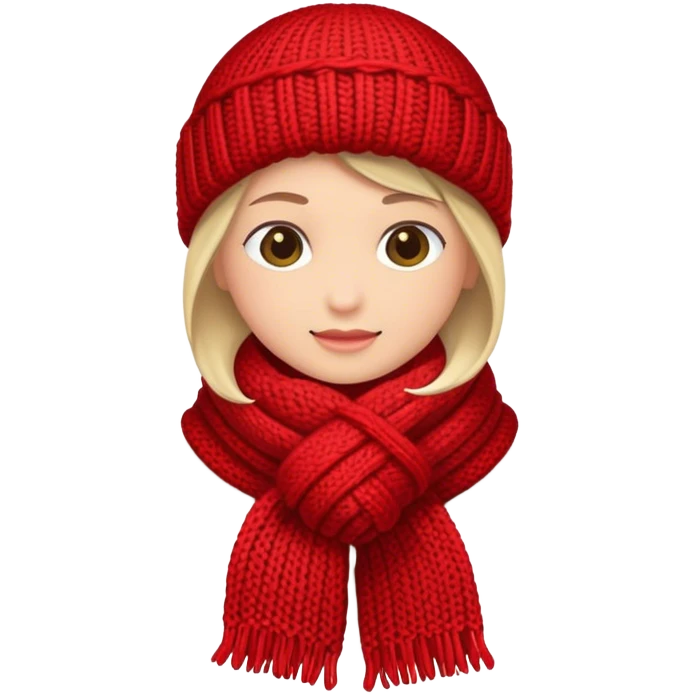 Cozy scarf emoji