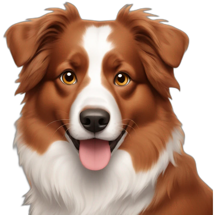 red australian shepherd emoji