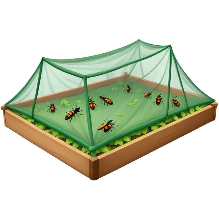 garden bed insect netting  emoji