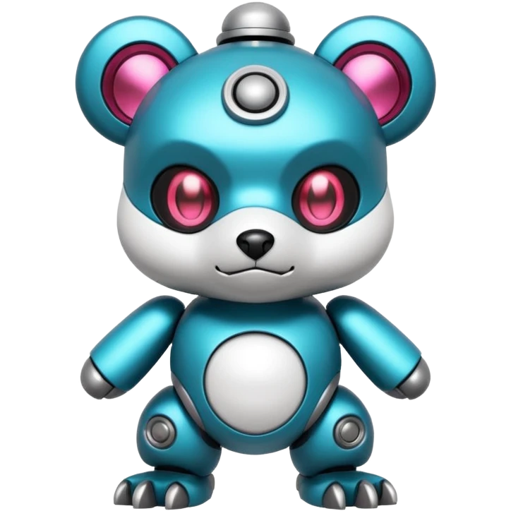 Badass Rosy Scary Oshawott-Robo-Pokémon emoji