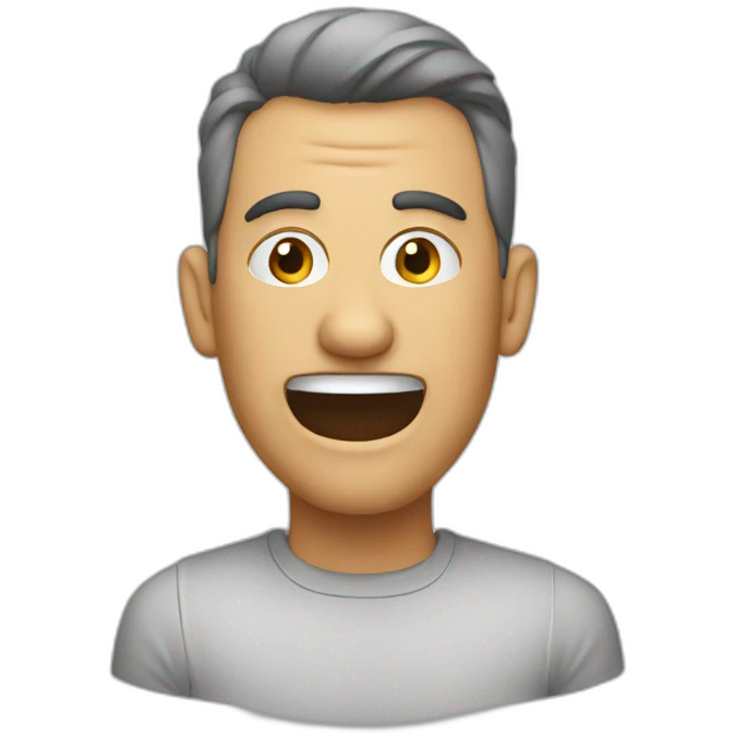 Swearing neighbor emoji