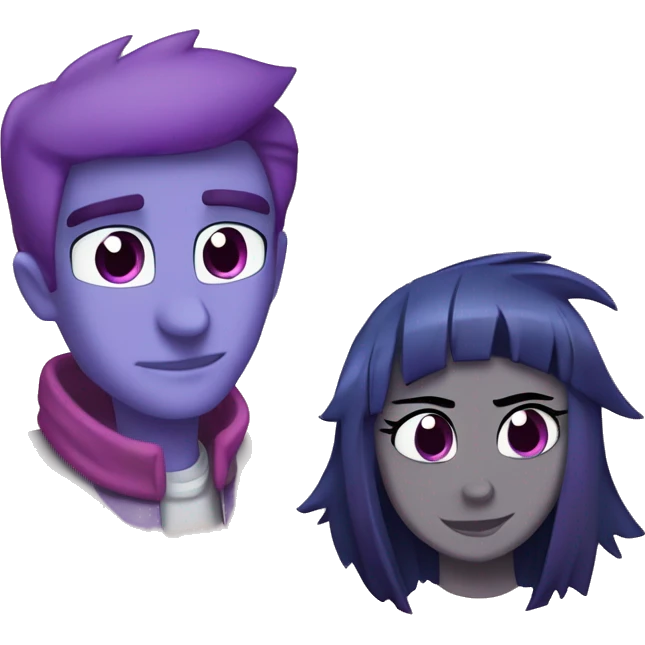 mordecai and twilight sparkle emoji