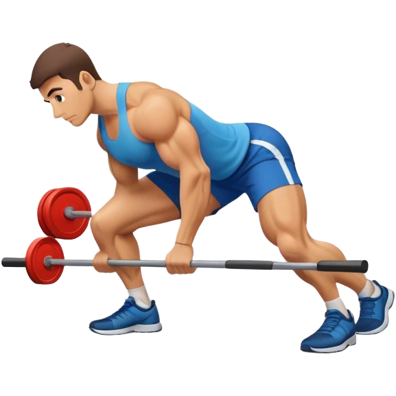 bent-over row exercise emoji