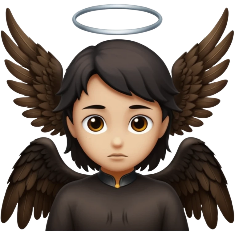 Dark angel emoji