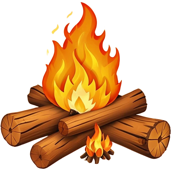 camping fire emoji