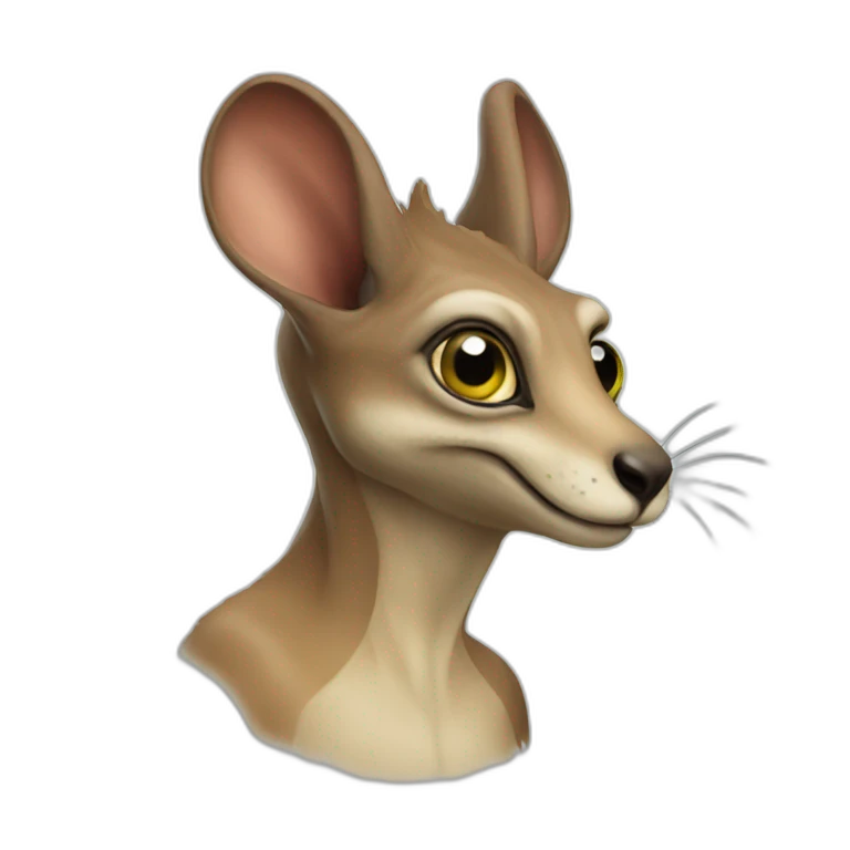 Kangourou alien emoji