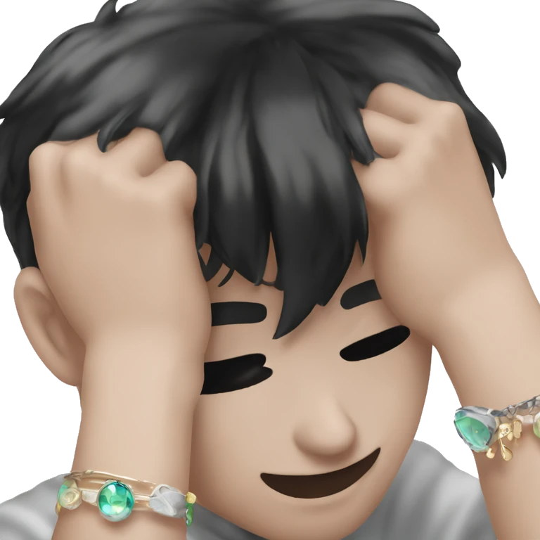 content smile against white background emoji