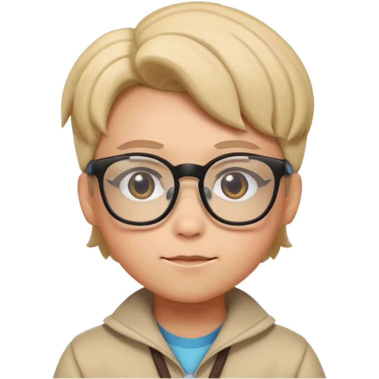 scotel real pokemon with glasses and cute emoji