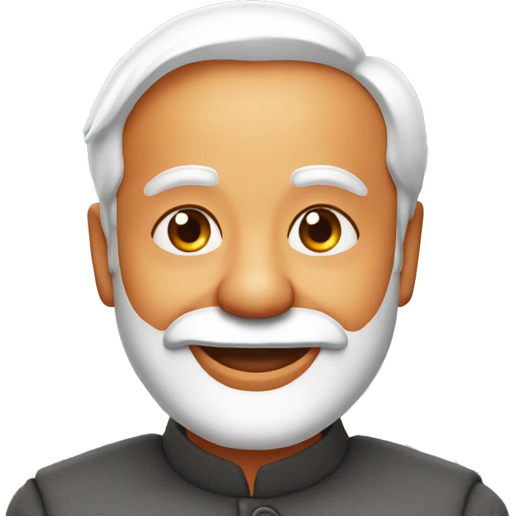 Narendra Modi winking eye emoji