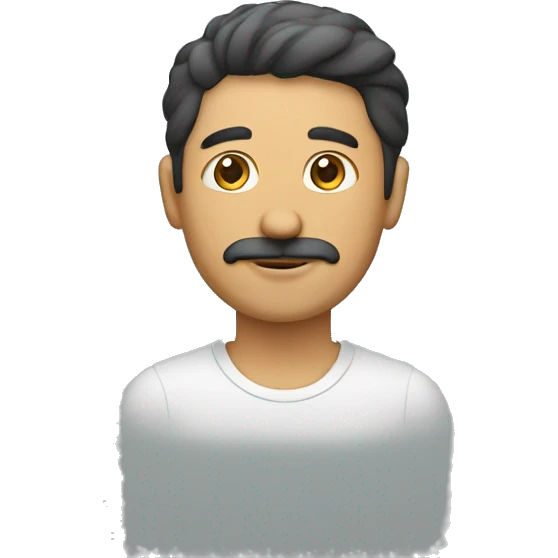hombre con la raya en la ceja emoji