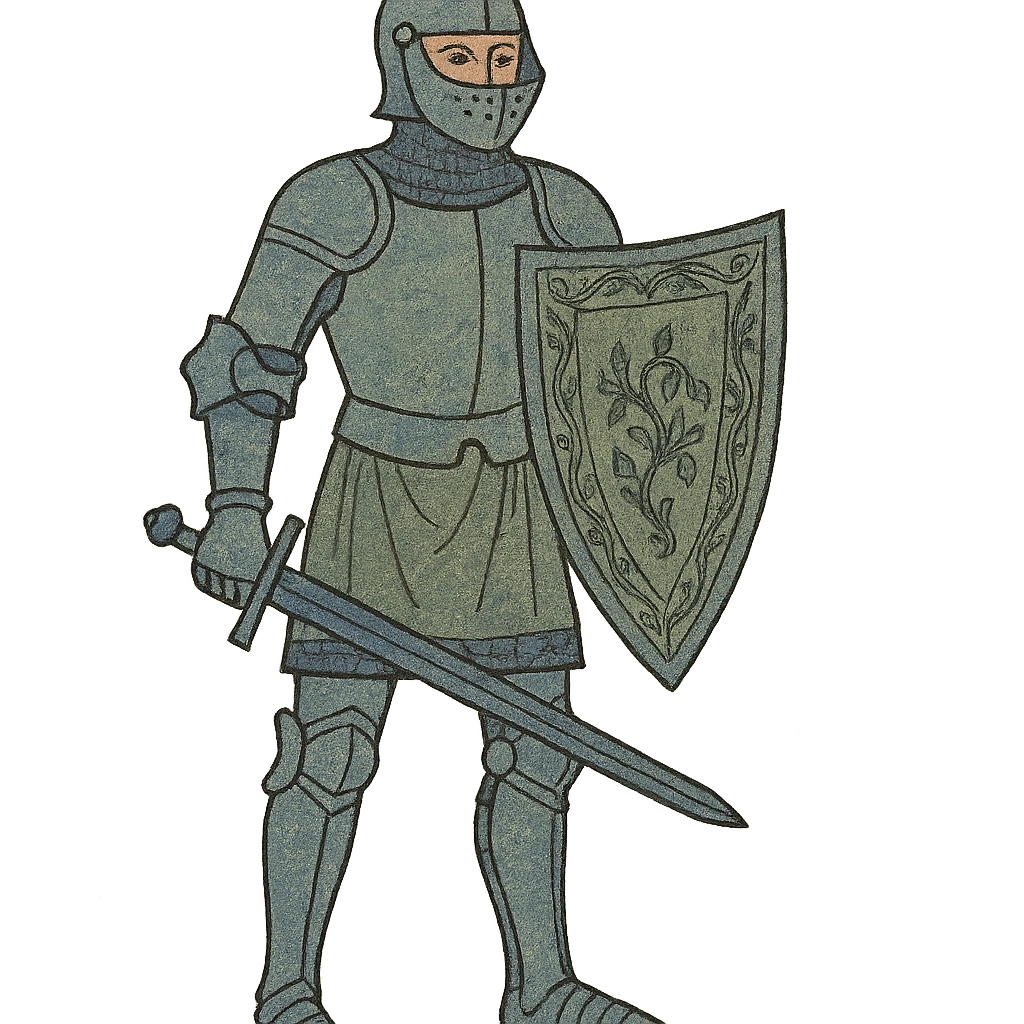 knite in a armor emoji