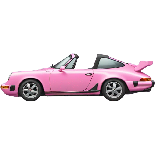 pink porsche  emoji