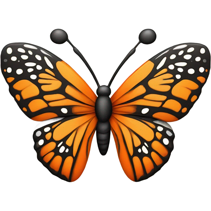 Orange butterfly  emoji