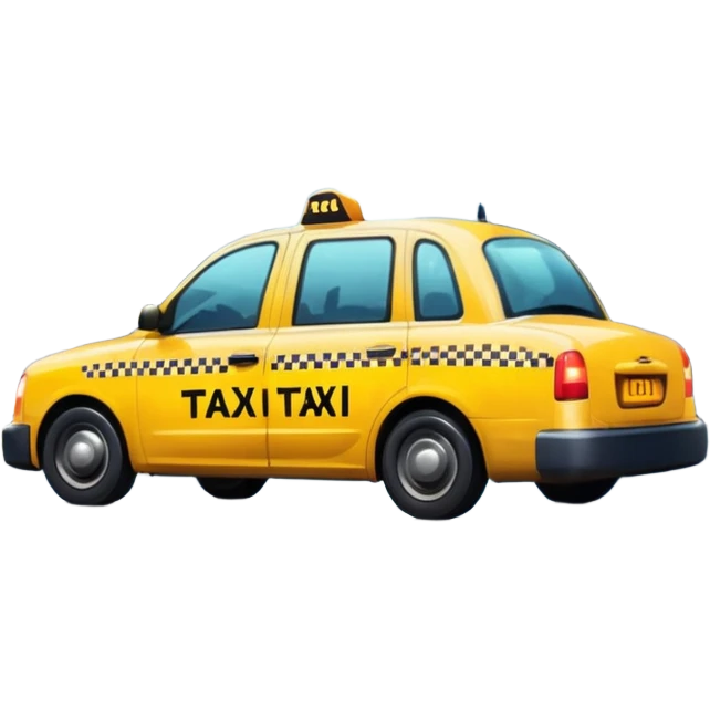 Taxi reflection + puddle, City Rain Scenes. emoji
