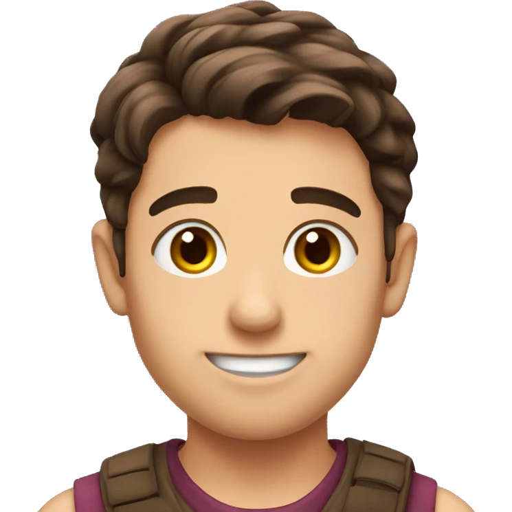 Brunet cute giro  emoji
