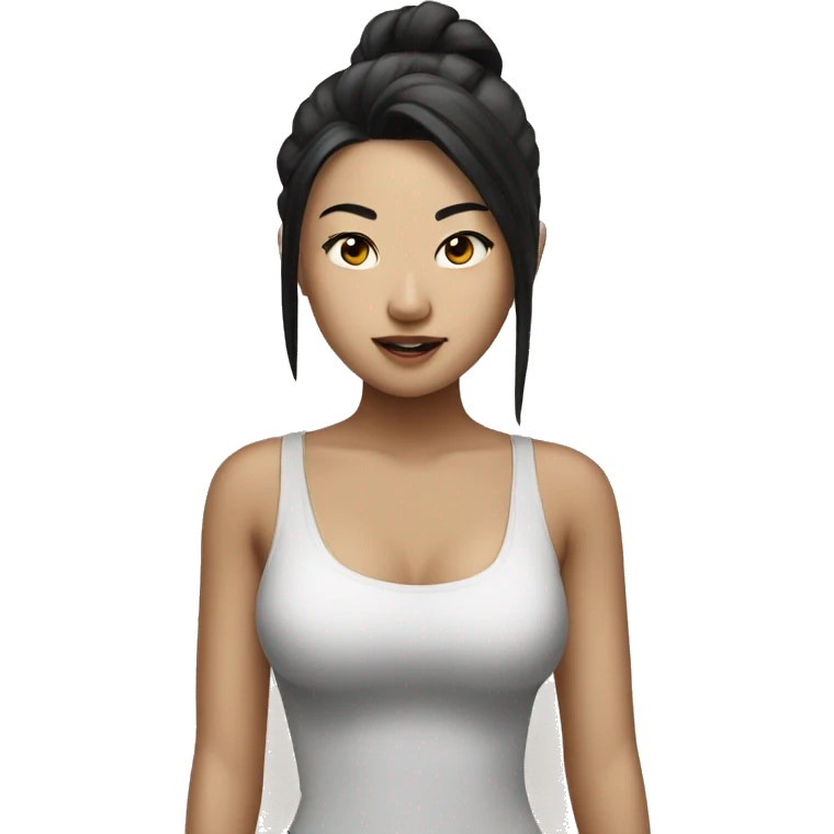 Asian baddie emoji
