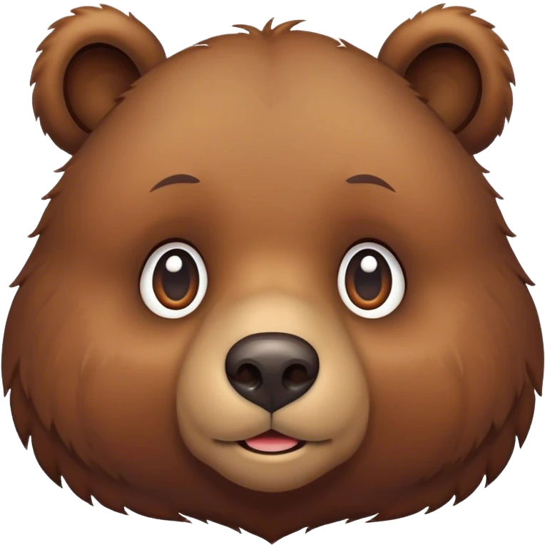 kawai brown bear emoji