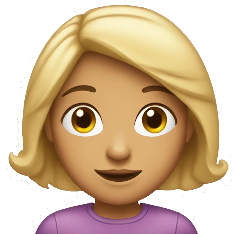 blushing woman emoji