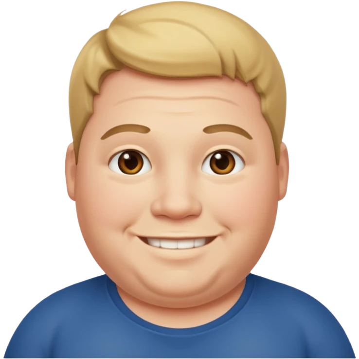 heavy young man emoji
