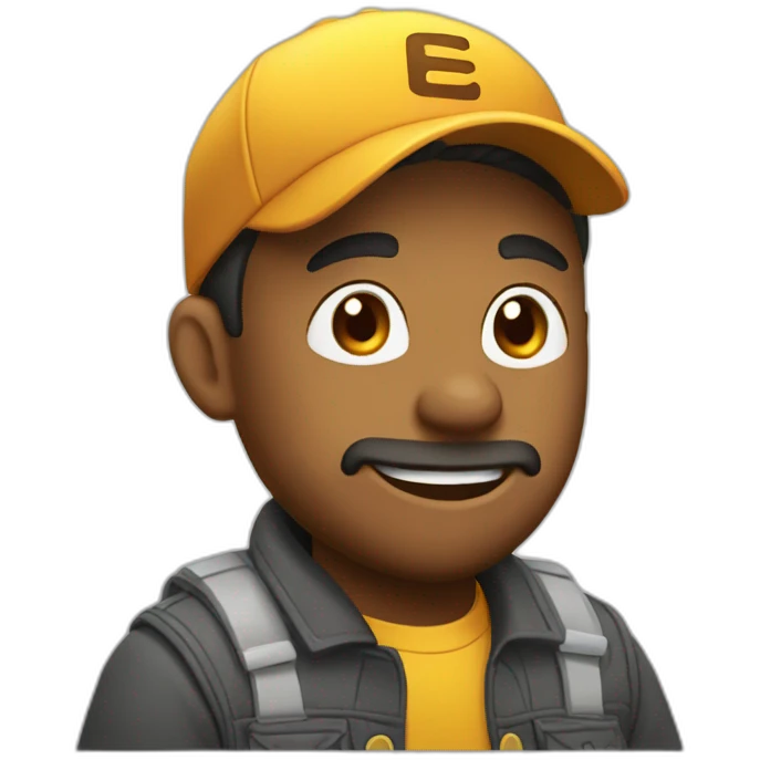 Chico cagando emoji