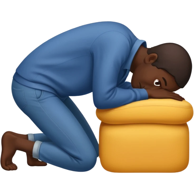 Nude big black booty bent over in the doozy position  emoji