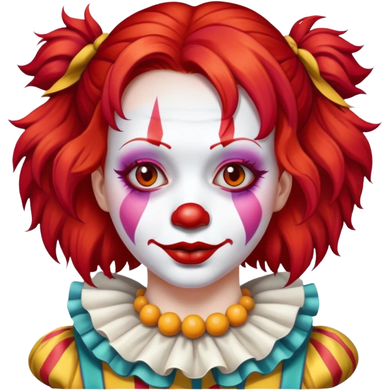 Clown girl emoji