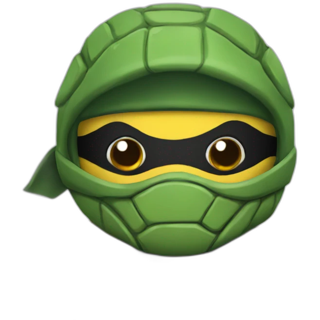 Tortule ninja emoji