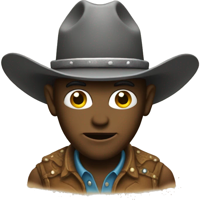 Alien cowboy emoji