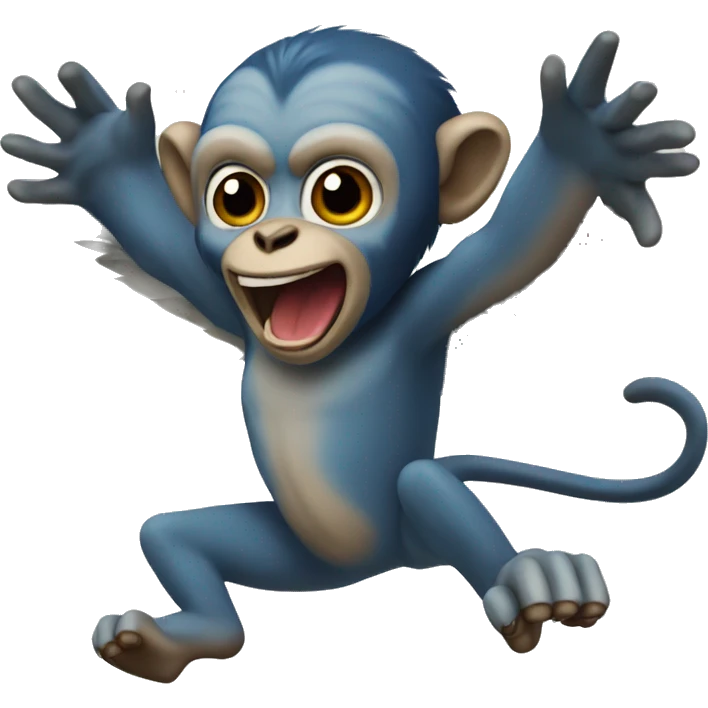 Flying monkey emoji
