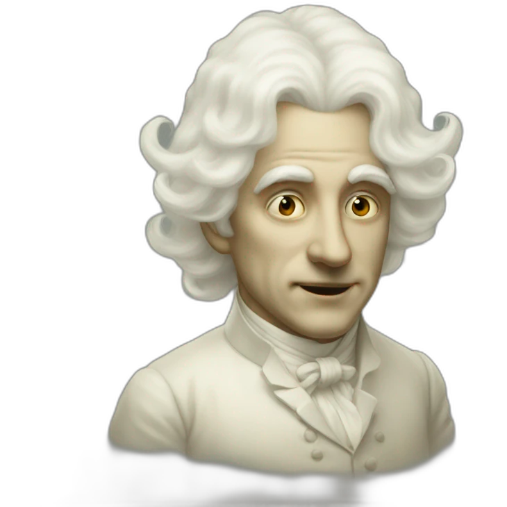 Men ghost from 1900 white wig emoji