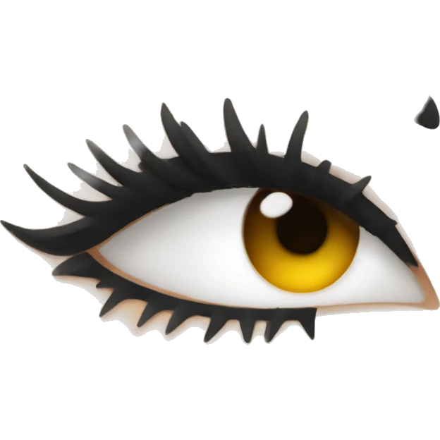 False eyelashes  emoji