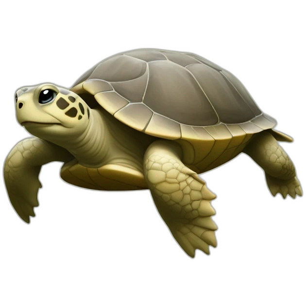 Tortue sur loutre emoji