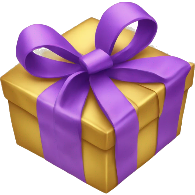 present golden emoji