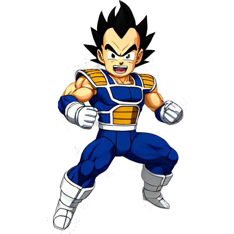 Vegeta dragon ball emoji