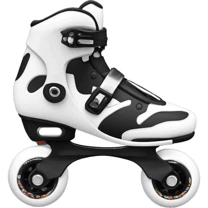 a black rollerblade inline skate, the model called "TWISTER XT" emoji