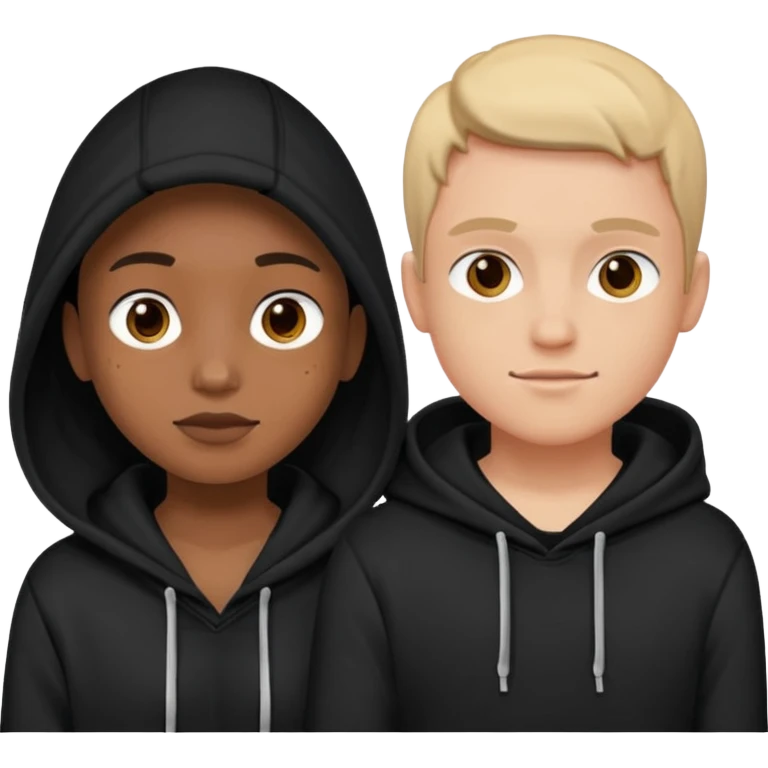 rich hoodied duo emoji