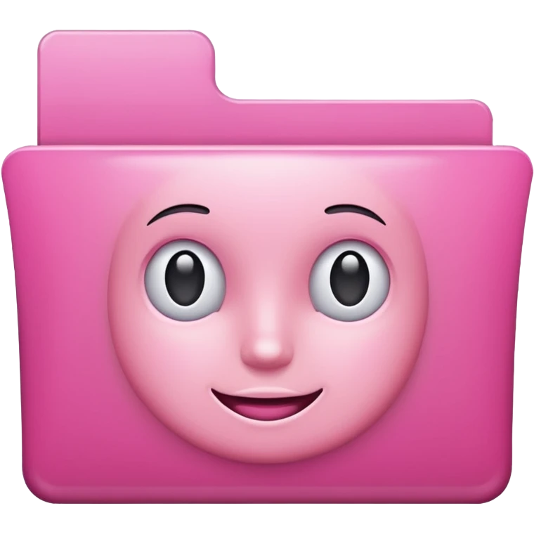 mix pink forward facing folder emoji