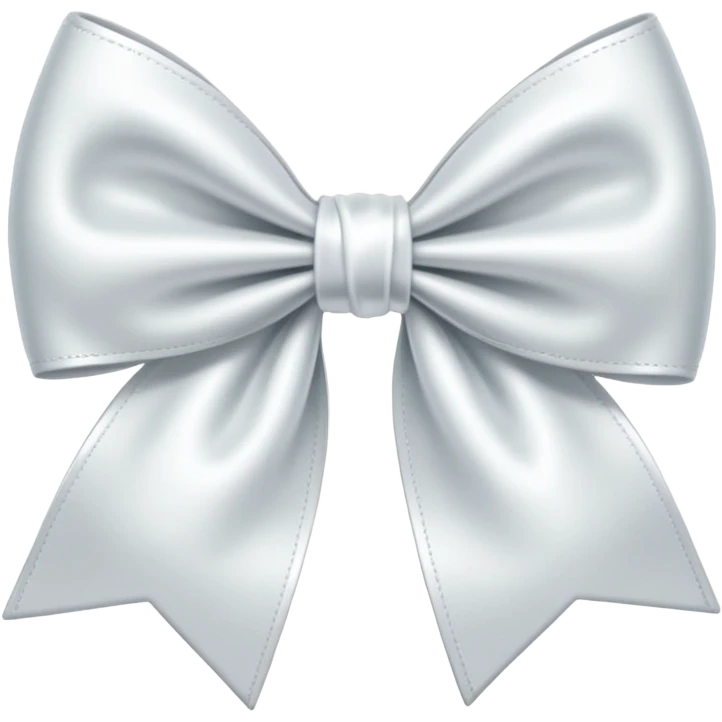 White bow emoji