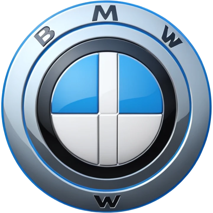 Create BMW logo  emoji