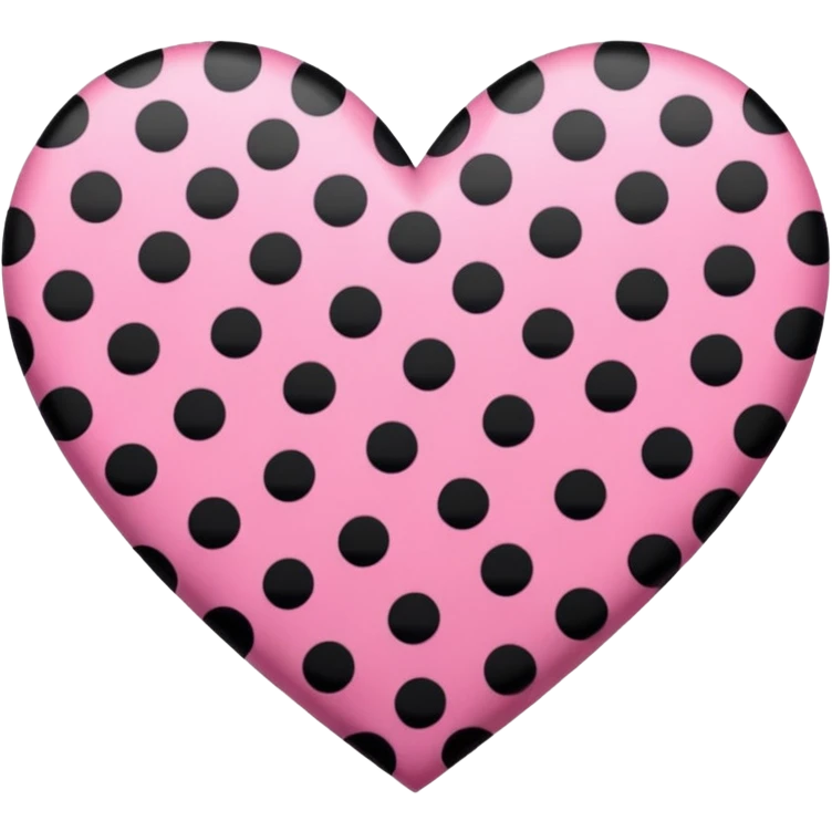 Pink leopard print heart emoji