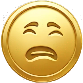 gold coin with shopify logo on it emoji