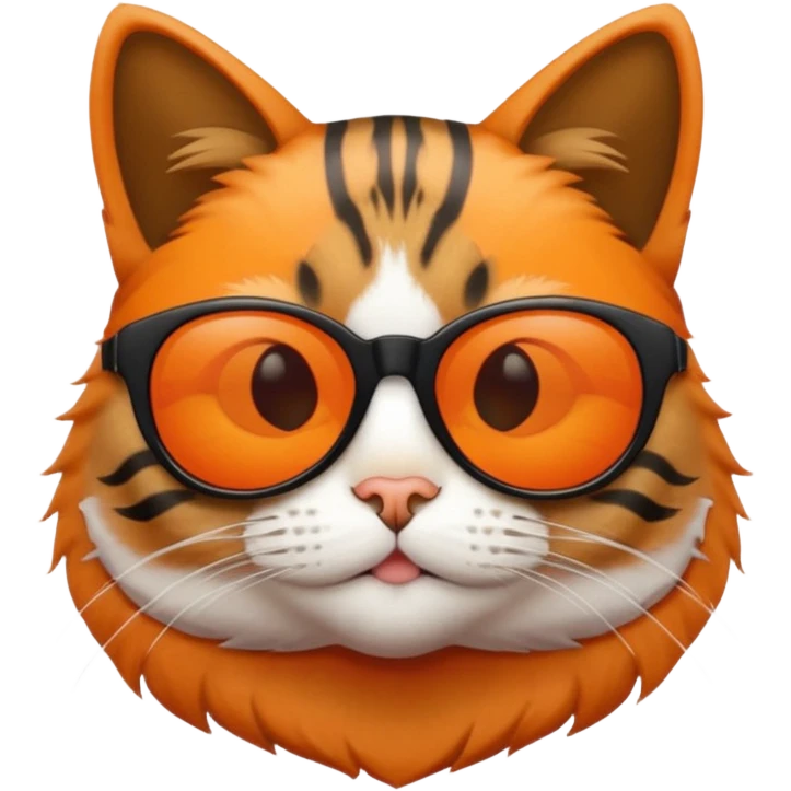 Cat wearing sunglasses emoji