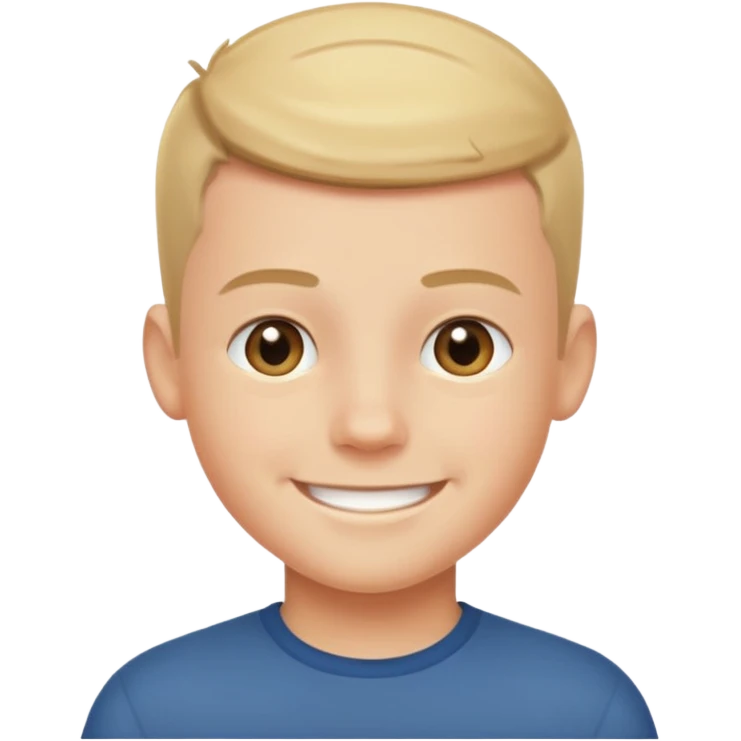 Boy with crew cut emoji