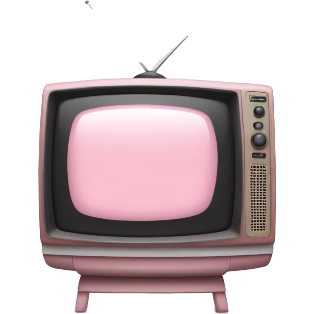 light pink tv  emoji