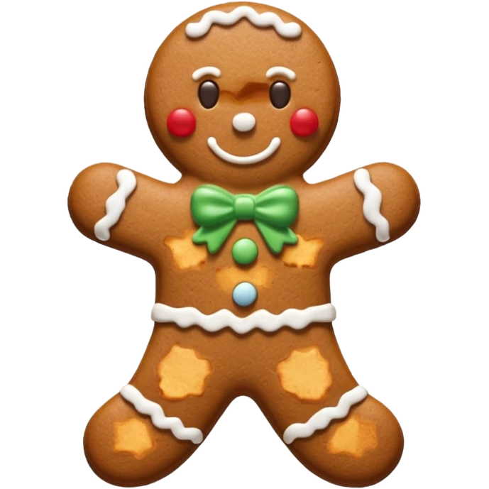 Biscoito de Natal boneco  emoji